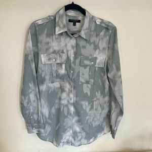 Banana Republic Dillon fit abstract print utility button down